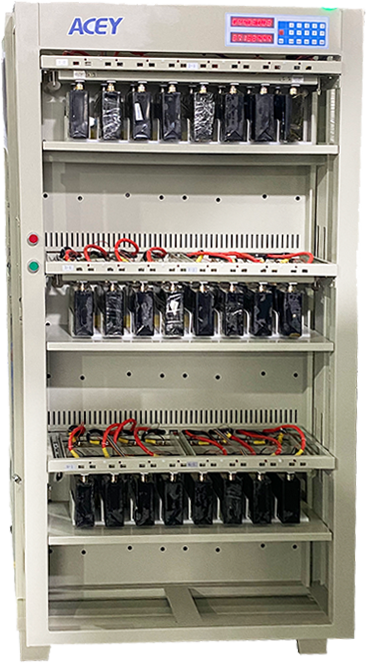 Prismatic battery capacity grading machine