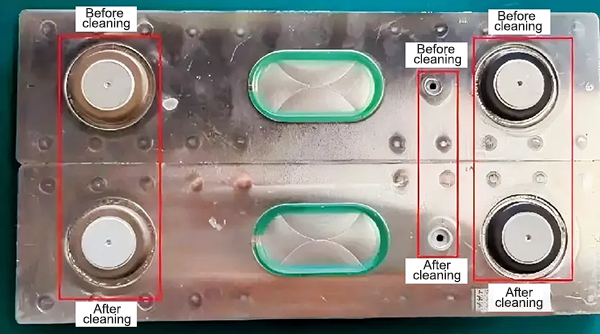 Laser cleaning effect Laser cleaning effect