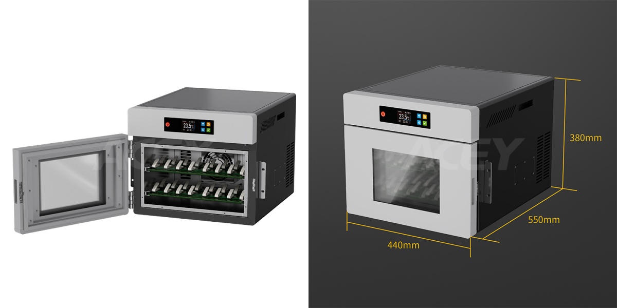 coin cell battery tester with temperature chamber