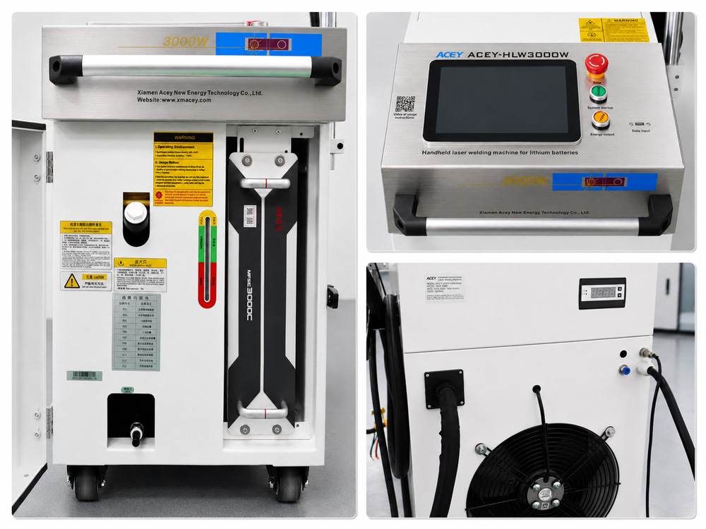 Details of ACEY-HLW3000W handheld Laser Welder