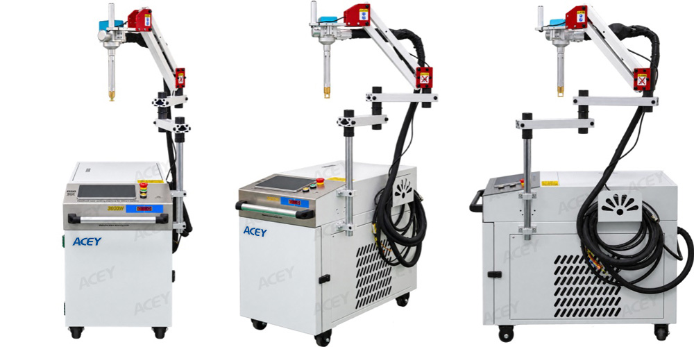 Handheld laser welding machine for lithium batteries