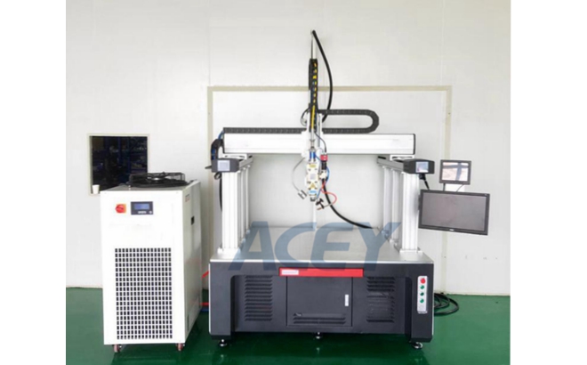 Application of laser spot welding machine