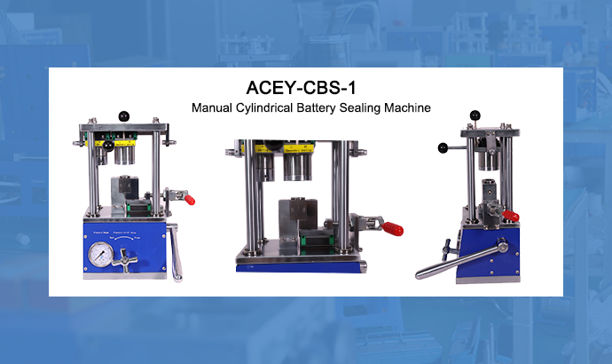 Manual Battery Sealing Machine For Cylindrical Cell