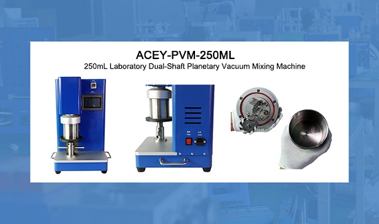250mL Laboratory Dual-Shaft Planetary Vacuum Mixing Machine